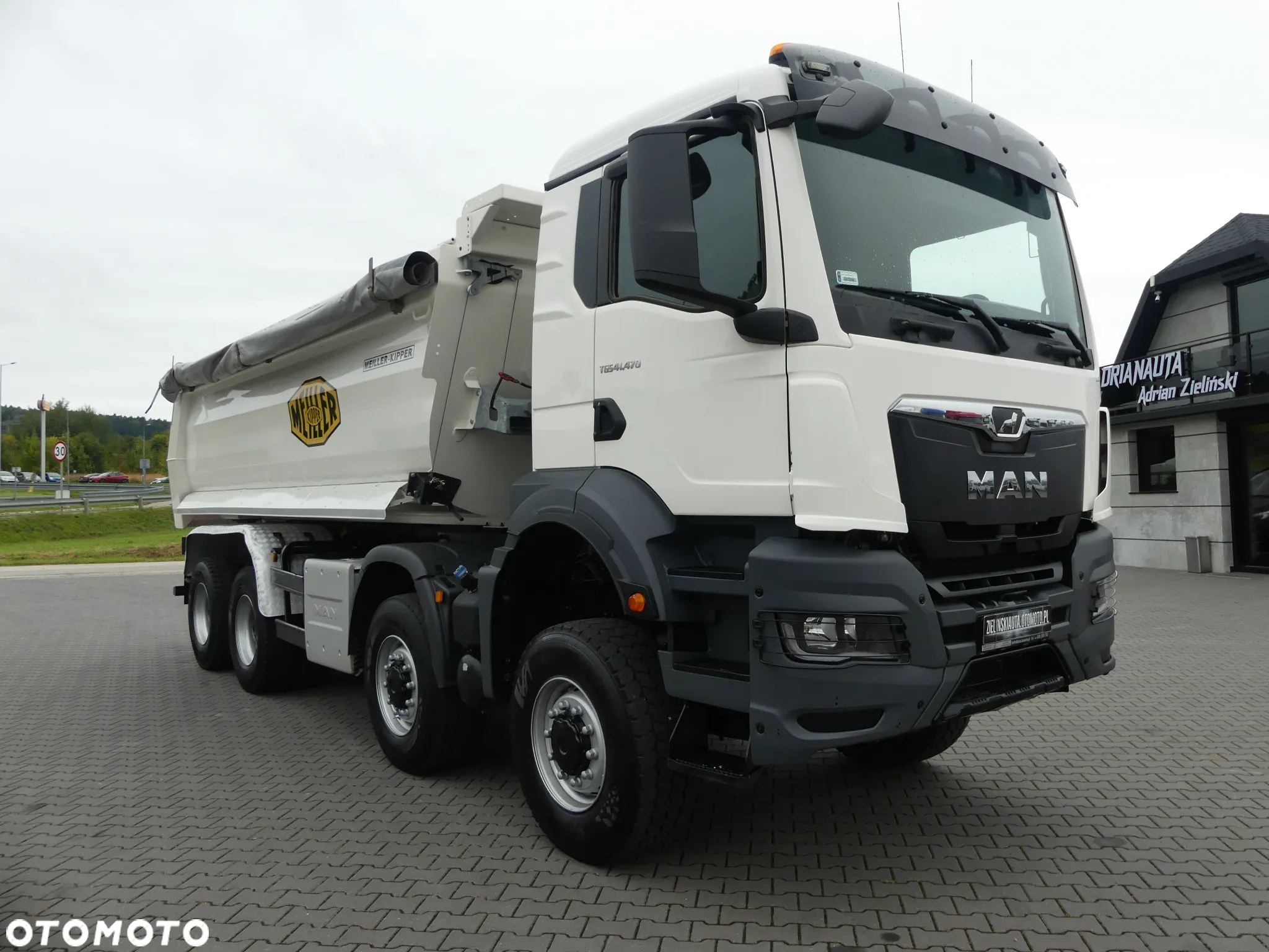 MAN TGS 41.470 / 8x8 / WYWROTKA MEILLER / MANUAL / NISKI PRZEBIEG / - 11