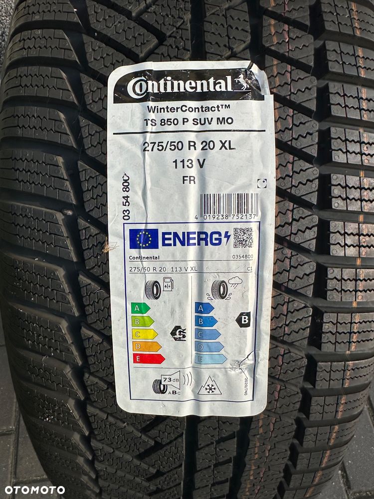 Nowe (nie używane) 4 Felgi z oponami do Mercedesa/ opony Continental WinterContact TS 850 P SUV 275/50 R20 113V XL MO - 4