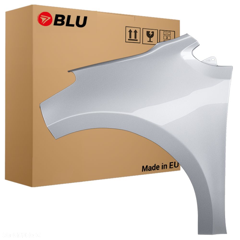 BLU Błotnik VOLKSWAGEN VW UP! LIFT LA7W lewy przód srebrny 2016- ReflexSilber