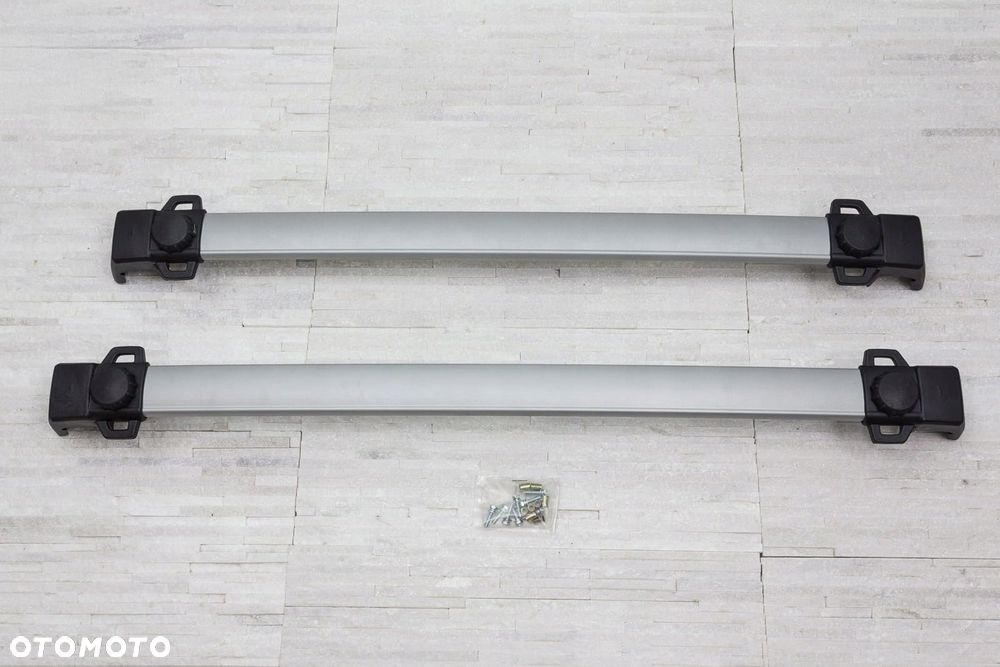 mitsubishi asx 2010+ srebrne belki do relingów - 3
