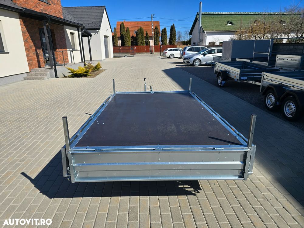 Trailer Europe ALFA, 2 axe ,1 axe , arc de foi, torsiune , sistem franare - 8