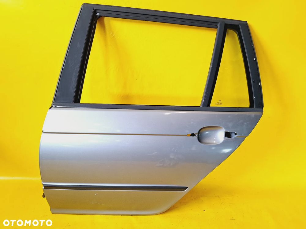 DRZWI LEWY TYŁ LEWE TYLNE BMW E46 KOMBI LAK: SILBERGRAU METALLIC A08/7 NR1884 - 1