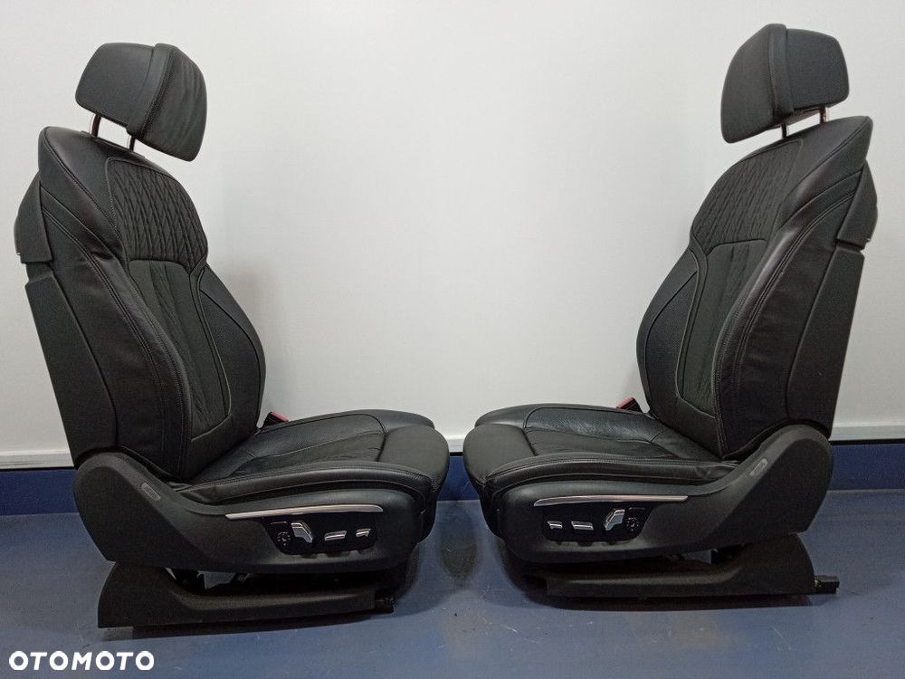 BMW 7 G12 LONG FOTELE KANAPA BOCZKI NAPPA EXCLUSIVE NASW - 8