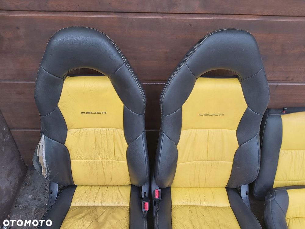Toyota Celica VII 7 fotel fotele skóra przód tył - 6