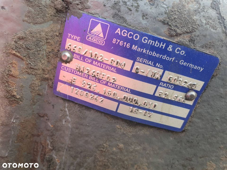 OBUDOWA TRAKTOR FENDT 926 VARIO 660/102-004 - 6