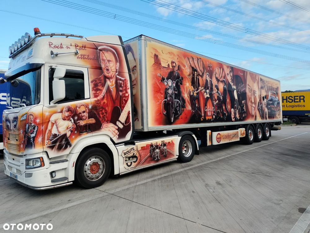 Scania R450 / RETARDER / ALUFELGI + FRUEHAUF IZOTERMA / WINDA / DOPPELSTOCK - 3