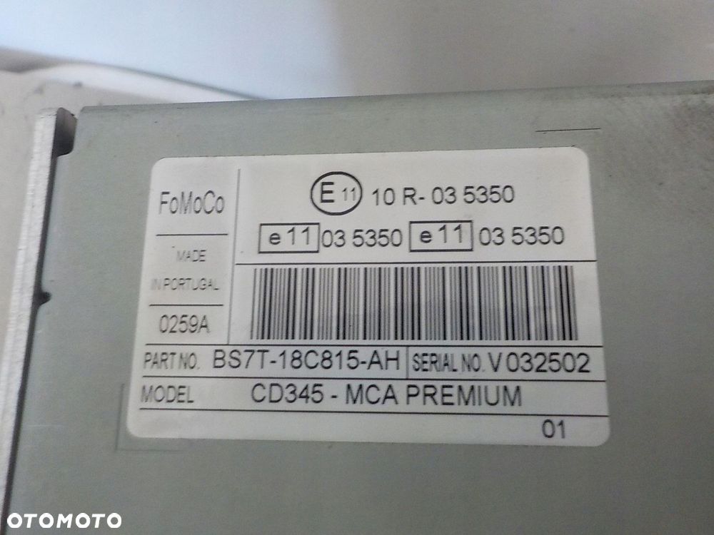 FORD S-MAX I GALAXY MK3 RADIO KOD BS7T-18C815-AH - 2