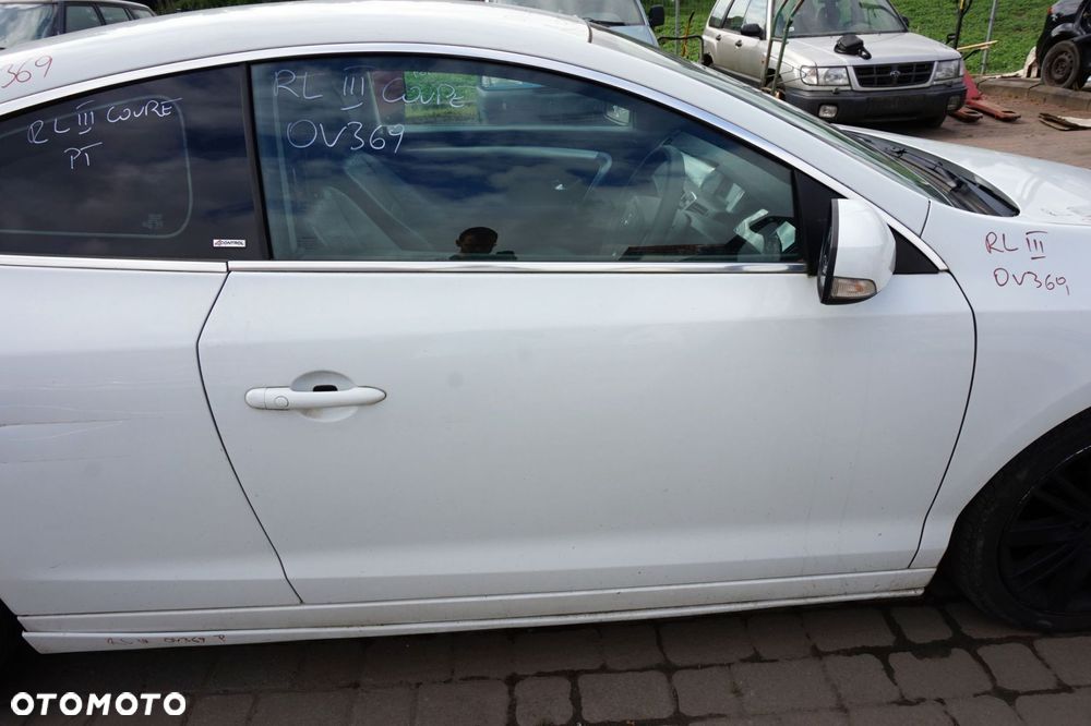 DRZWI PRZEDNIE PRAWE LAGUNA III PH1 COUPE OV369  BIAŁY RENAULT 2007-2012 - 1