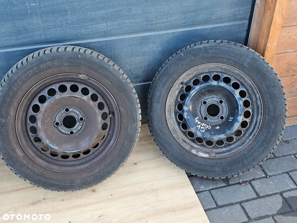 KOŁA FELGI STALOWE OPONY ZIMOWE MICHELIN 185/65 R15 5x110 ET39 OPEL ASTRA G H MERIVA A CORSA C D - 2