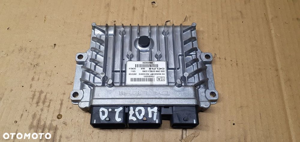 Sterownik komputer silnika Peugeot 407 2.0 HDI 9663548180 9663556280 - 1