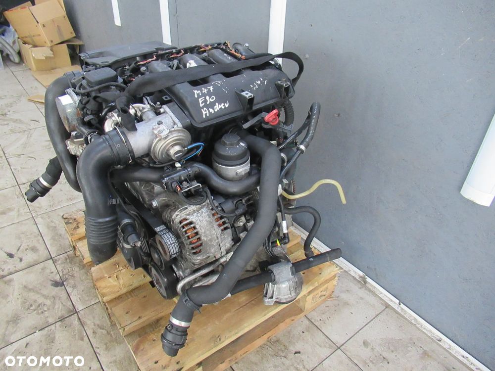 Silnik KOMPLETNY 2.0D M47d20 BMW E87 e90 - 3