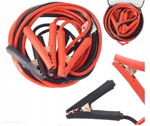 KABLE PRZEWODY ROZRUCHOWE 1500A 6M 50mm2 12/24V - 1