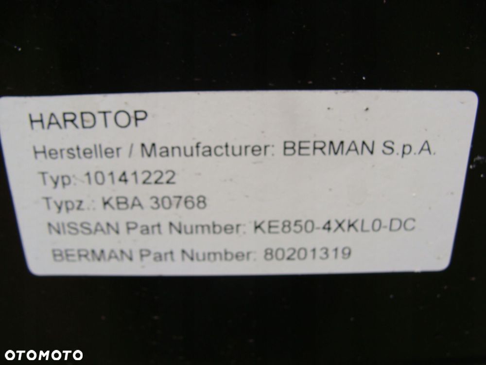 zabudowa paki hardtop navara d40 ke850-4xkl0-dc - 3