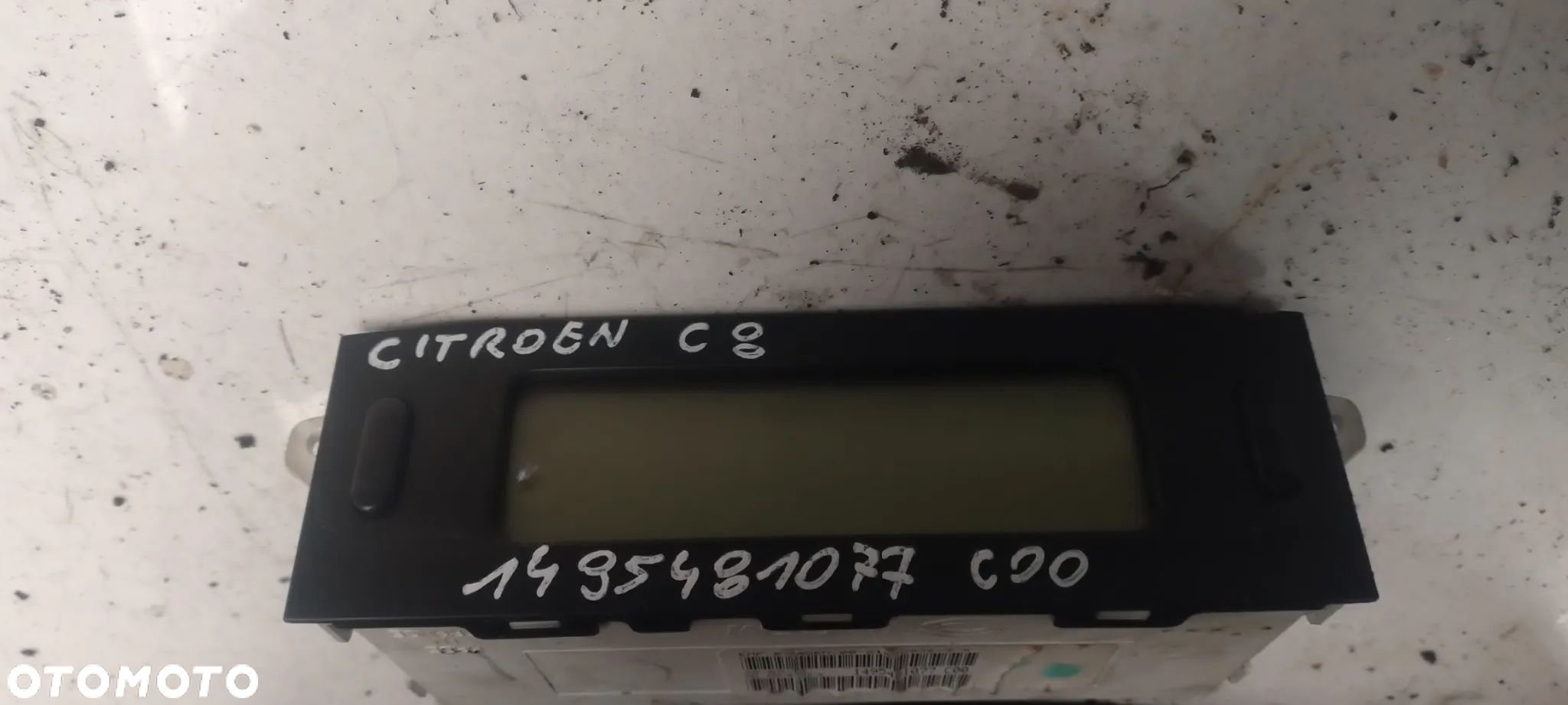 CITROEN C8 wyświetlacz 1495481077 - 1