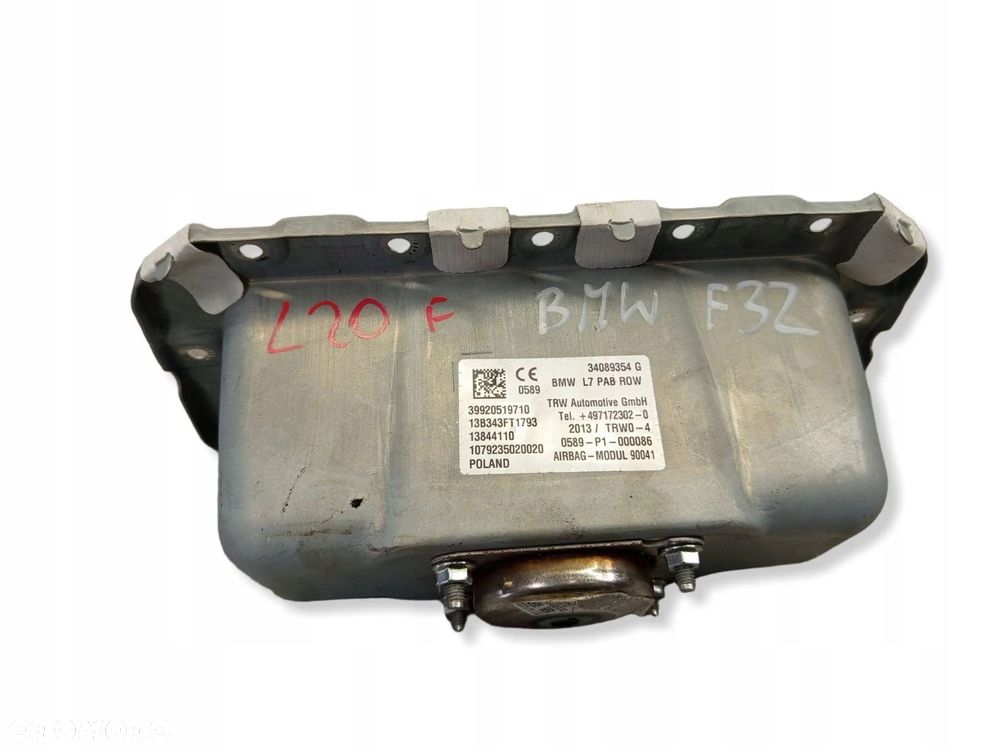 Poduszka Powietrzna Pasażera AIRBAG BMW 4 F30 F31 F32 F33 34089354G - 4