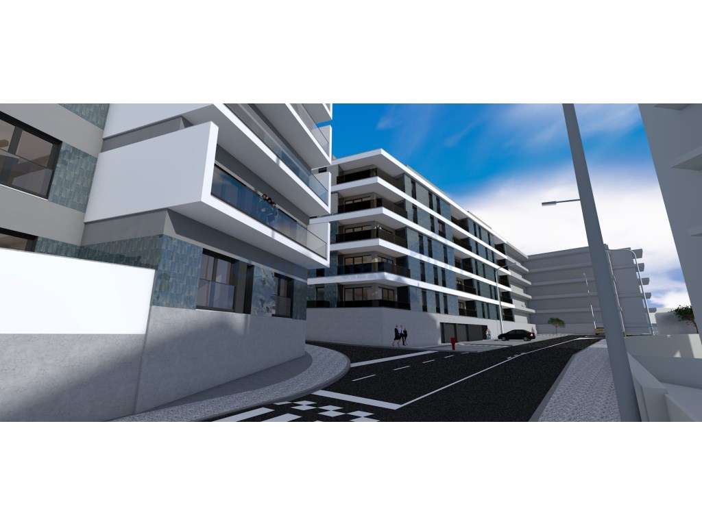 T1 Novo com varanda e garagem bem localizado em Leiria - Grande imagem: 3/12
