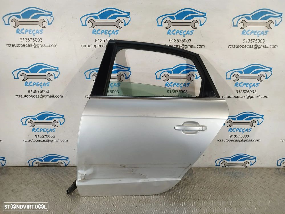 PORTA TRASEIRA TRÁS ESQUERDA AUDI A4 B8 8K2 8K5833051D 8K5833051 8K5 833 051 D FECHO ELEVADOR MOTOR PUXADOR VIDRO
