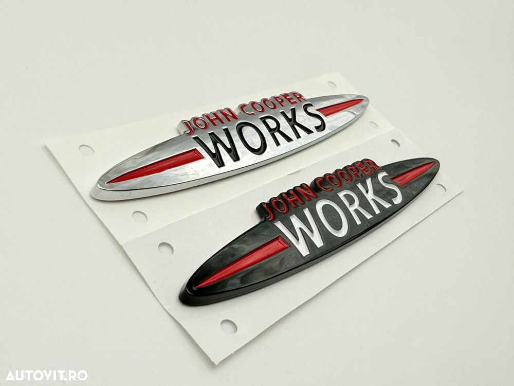 Emblema MINI COOPER John Cooper Works negru - 5