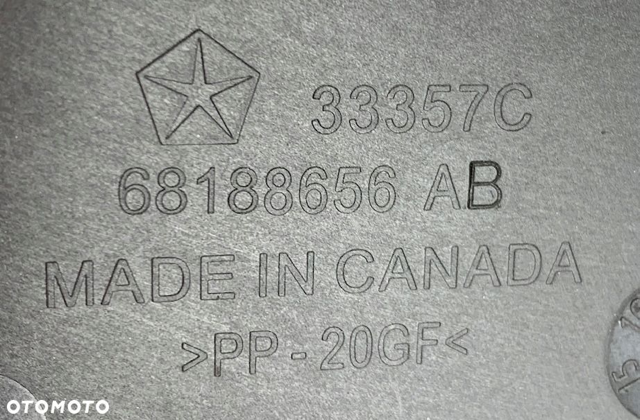 U8 CHRYSLER PACIFICA II 16- 3.6 DOLOT FILTRA POWIETRZA 68188656AB - 3