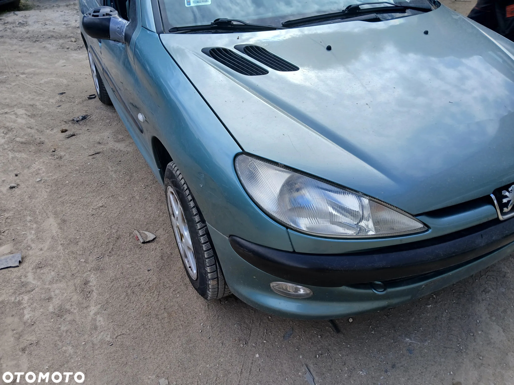 peugeot 206 5D KRV maska pokrywa silnika klapa bagażnika zderzak lampa reflektor pas przedni stop - 2