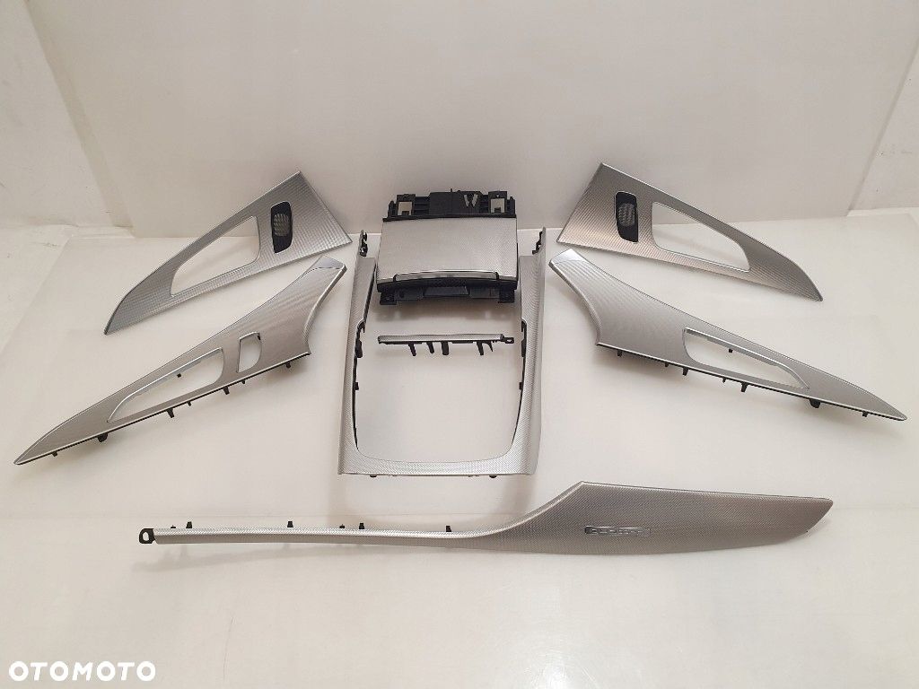 AUDI A6 4G C7 DEKORY ALUMINIUM RYBIA ŁUSKA TRIGON SUPER STAN - 1