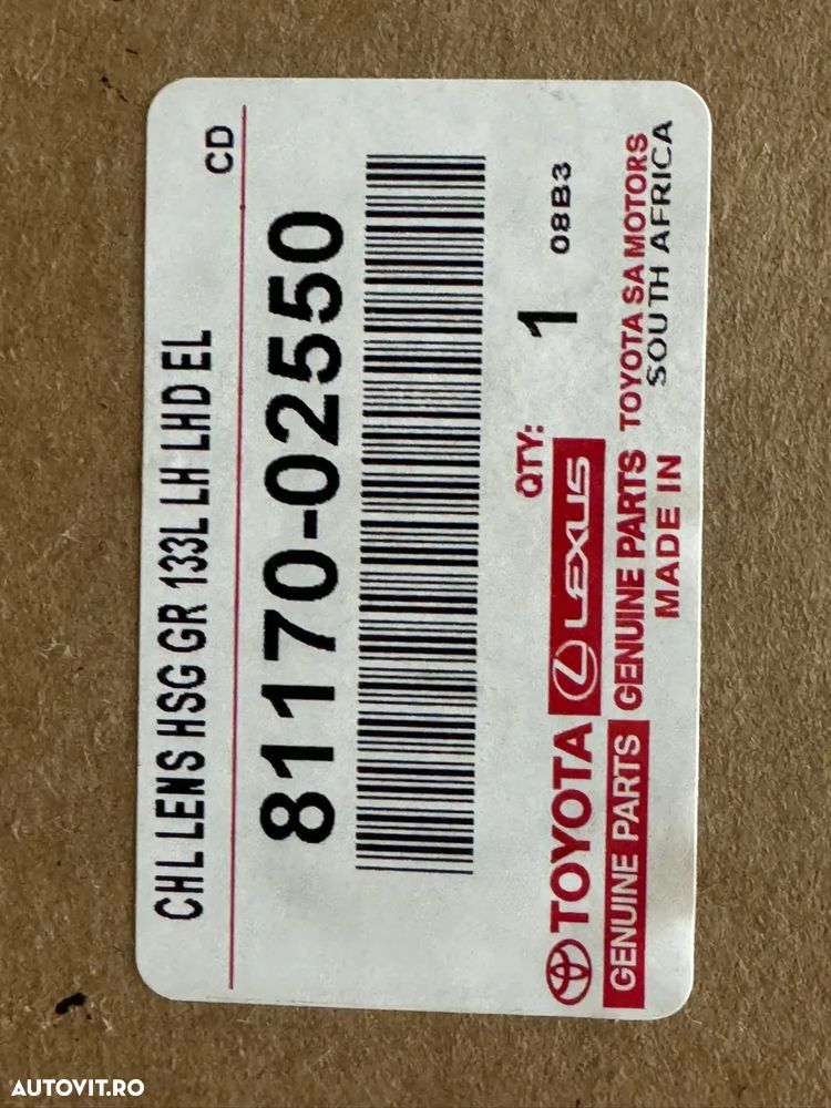 81170-02550 | Far Stanga | Toyota Corolla 2010 - 1