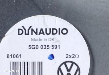 vw golf vii subwoofer głośnik dynaudio 5g0035591 - 3