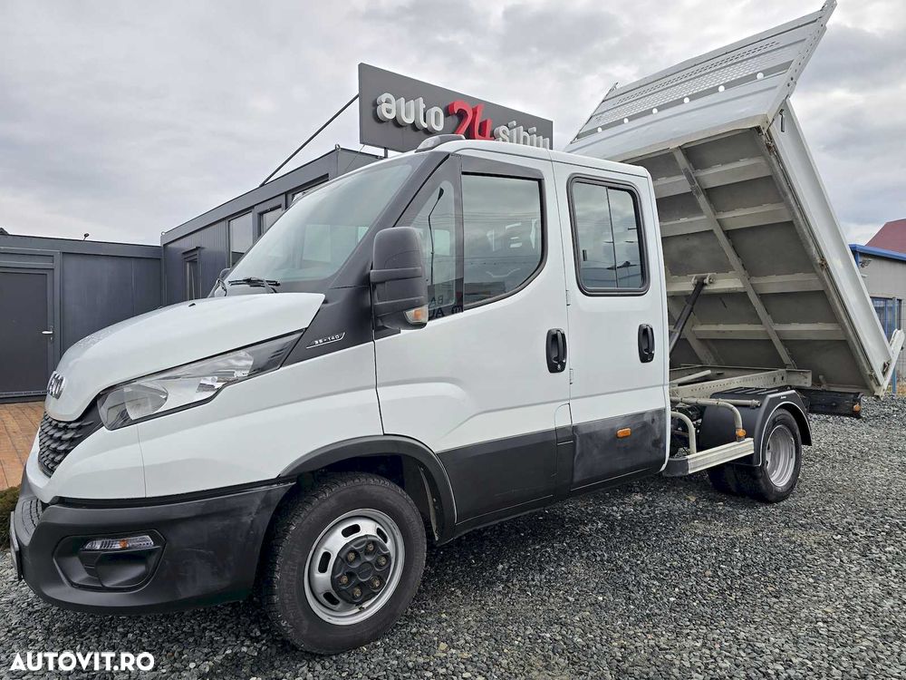 Iveco Daily 35C14 doka, 6 loc. basculabila, 140 CP, 2020, 62400 km. - 1