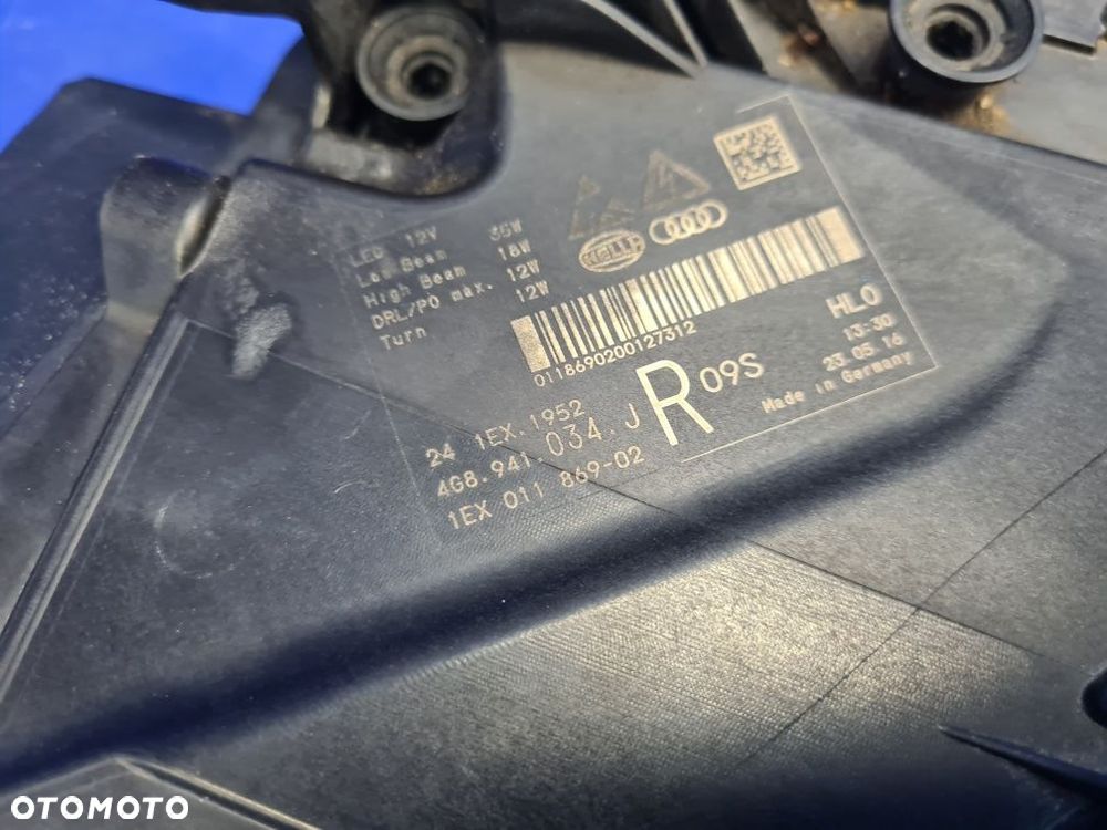 LAMPA przednia prawa FULL LED AUDI A7 C7 4G LIFT oryginał prawa | OEM - 8