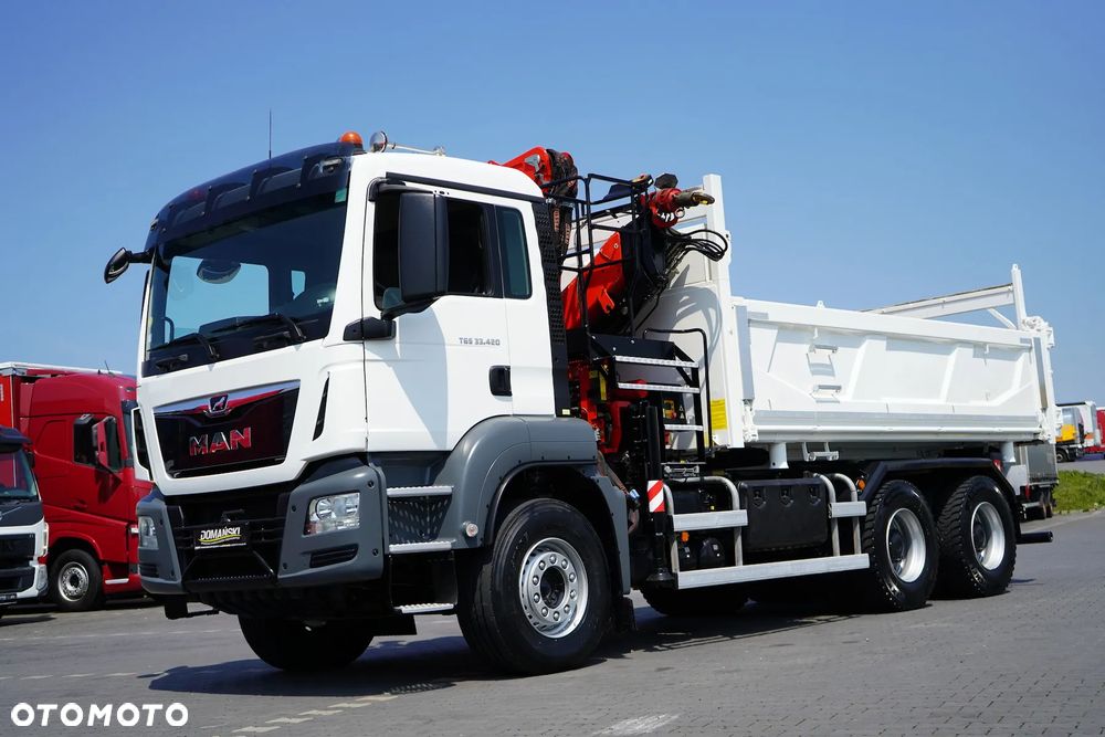MAN / TGS / 33.420 / E 6 / WYWROTKA + HDS / FASSI F 175 / 6 X 4 / HYDROBURTA - 30