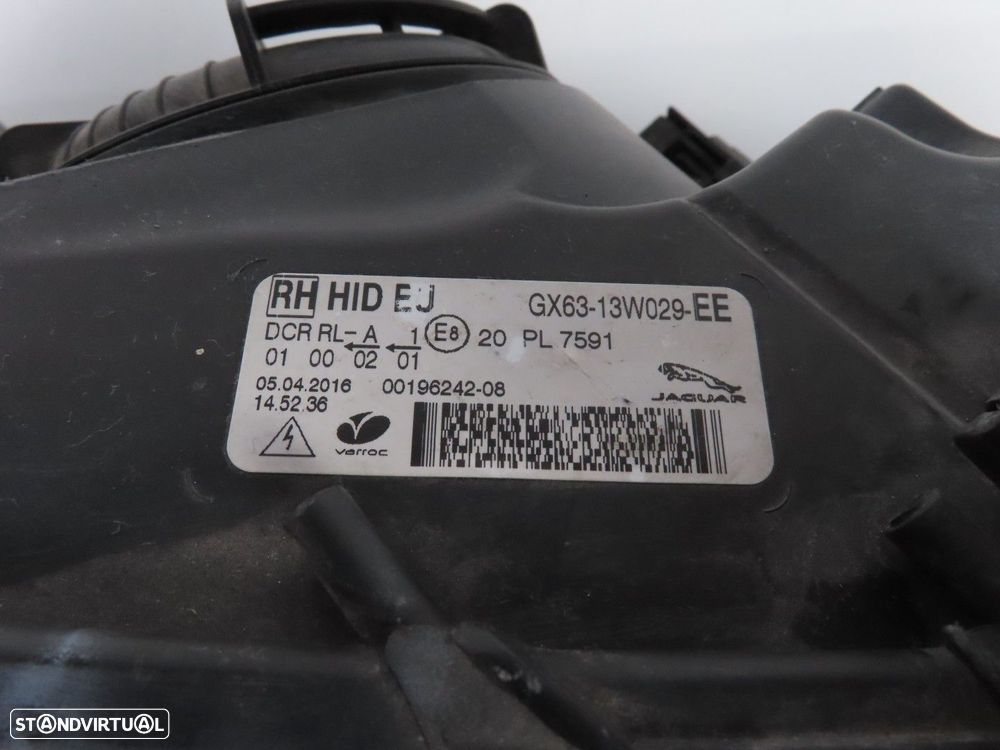 Farol Xenon Direito Usado / Original JAGUAR F-PACE (X761)/JAGUAR XF SPORTBRAKE (... - 6