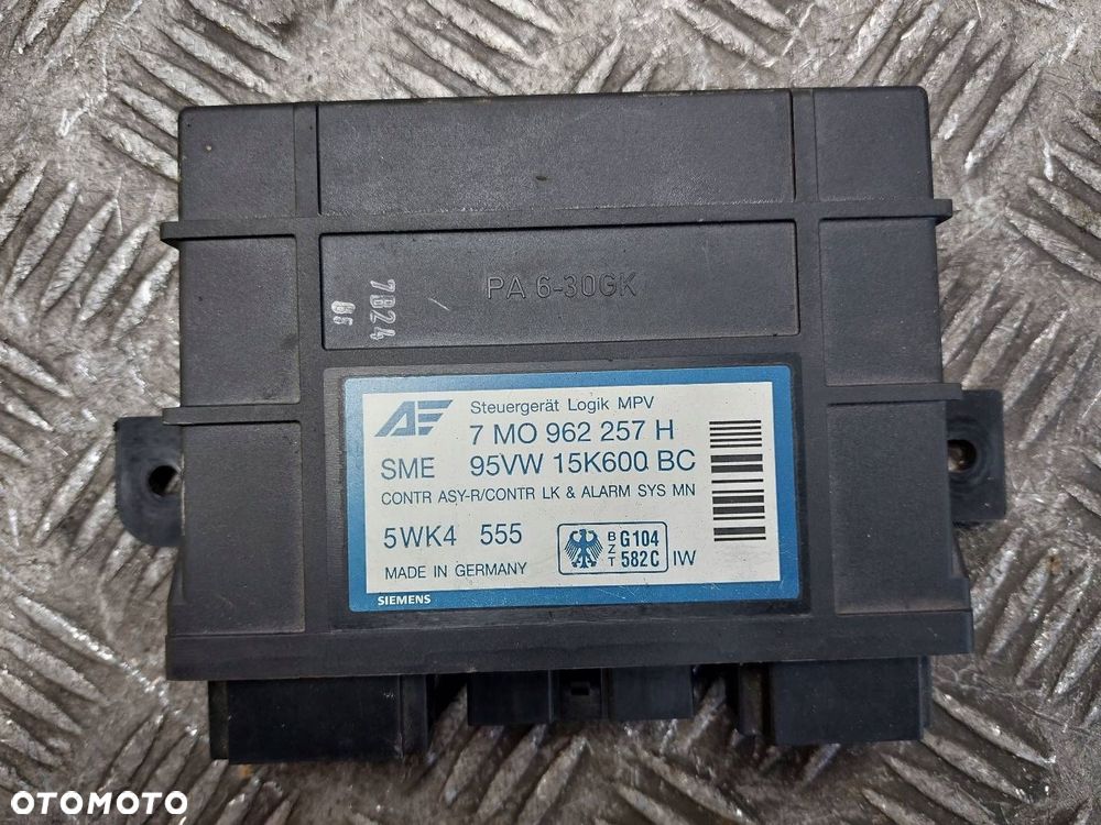 MODUŁ KOMFORTU VOLKSWAGEN SHARAN MK1 7M0962257H - 1