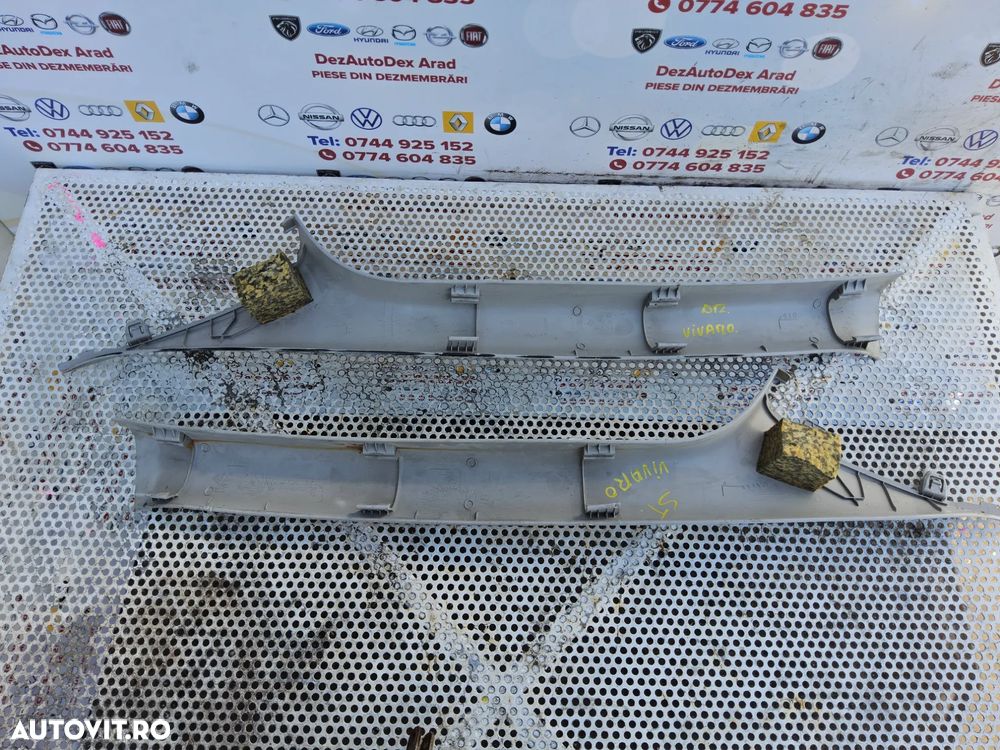Ornamente stâlpi interior Renault Trafic 2014-2020 Opel Vivaro Nissan nv300 ornament stâlp stânga dreapta - 3