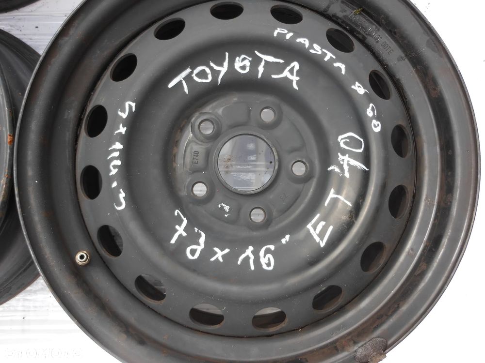 FELGA 7J 16 ET 40 5X114,3 TOYOTA  COROLLA AURIS HYBRYDA PW457-02009-SB - 2