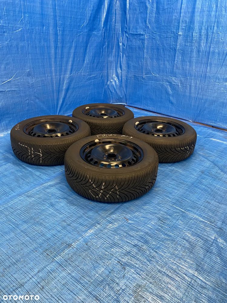 KOŁA KOŁO FELGA STALOWE 6,5J 16" 5X108; 63,4mm ET50 KOMPLET  OPONY KLEBER 7,1mm   FORD Focus, C-Max, Fiesta, Galaxy, Kuga, Mondeo, S-Max VOLVO V40 V60 V70  ITP. - 2