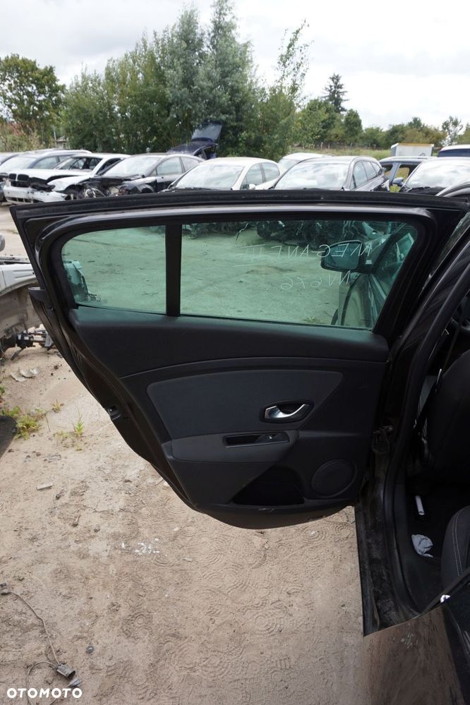DRZWI TYLNE LEWE MEGANE III PH1 5D HB NV676  CZARNY RENAULT 2008-2010 - 8