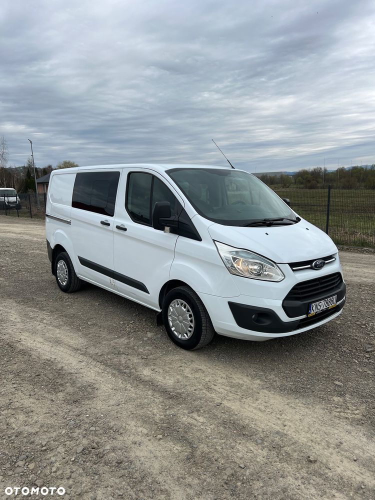 Ford CUSTOM  brygadowka doka 6 osobowy klima stan bdb - 3