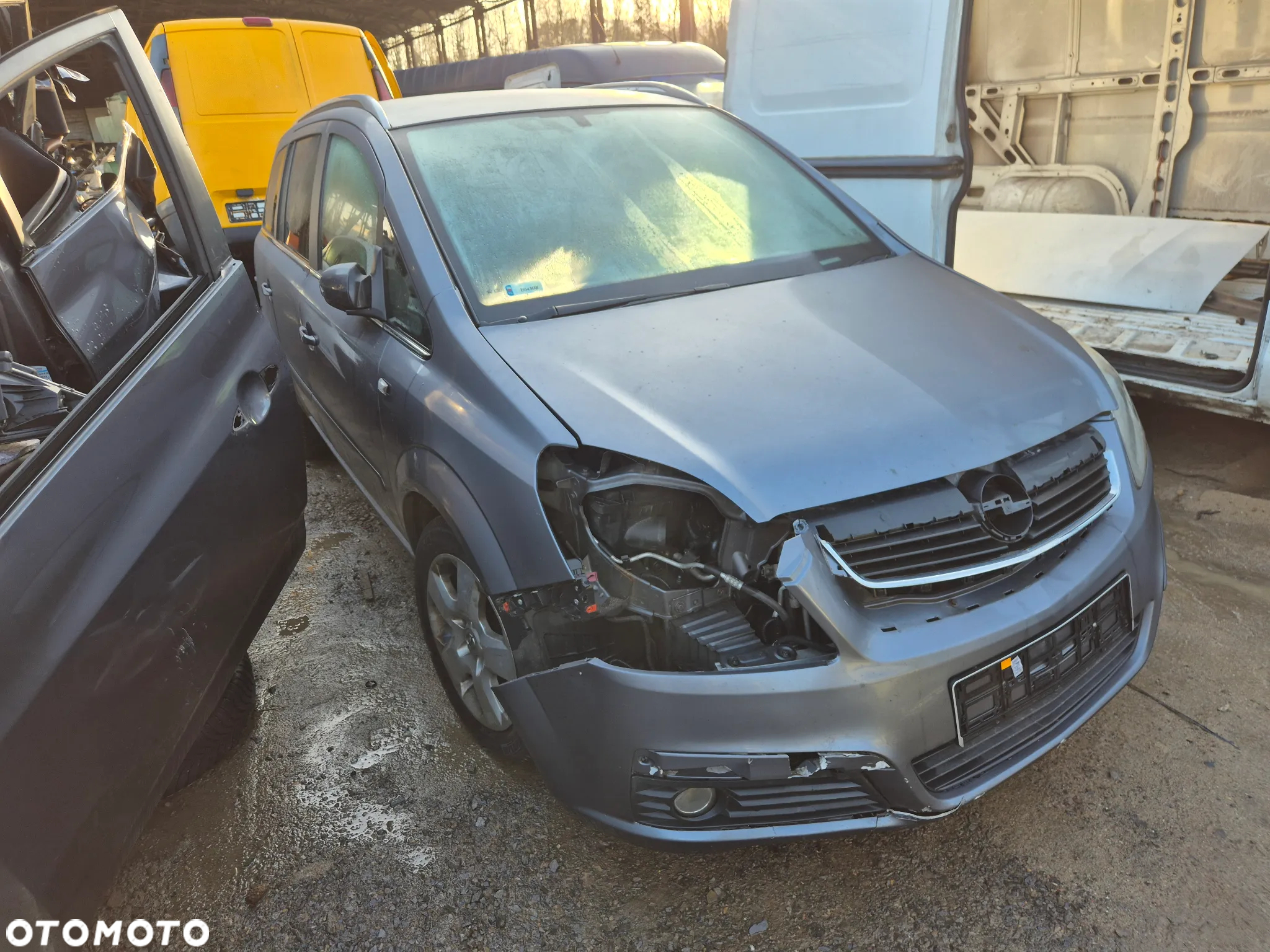 OPEL ZAFIRA B Z155 maska pokrywa silnika klapa bagażnika zderzak lampa reflektor pas przedni stop lampy halogeny - 2