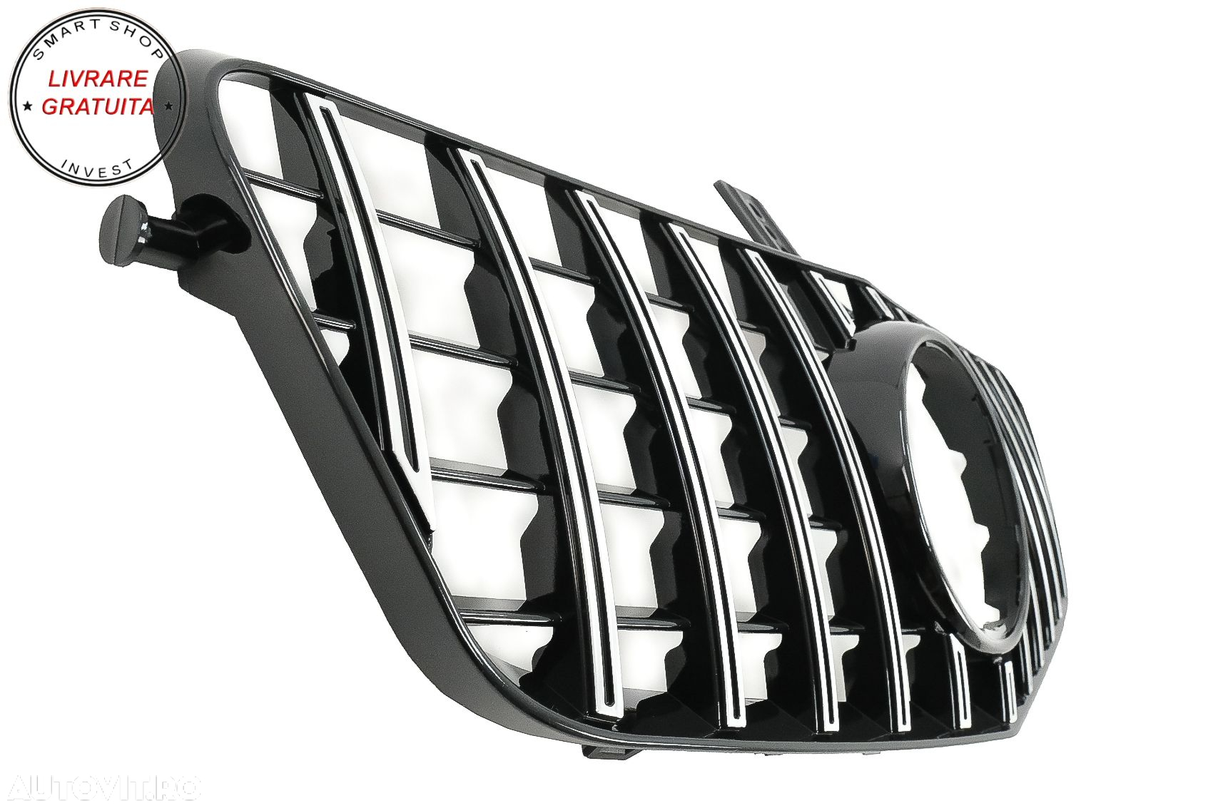 Grila Centrala Mercedes E-Class W212 S212 (2009-2013) GT-R Panamericana Design- livrare gratuita - 3