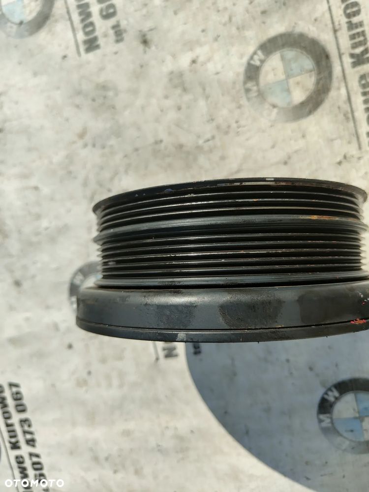 BMW E87 E90 E60 E65 E83 E53 E70 2.0d 3.0d M47 M57 Koło pasowe wału Stan BDB - 4