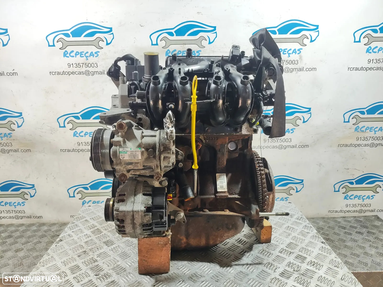 Motor Completo Renault Clio Mk2 II 2 Fase 1 1.2i 8v 58cv D7FG726 - 2
