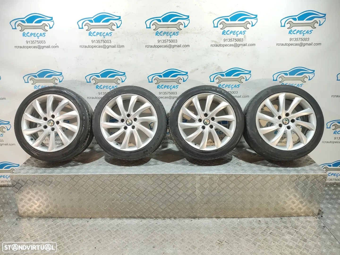 Jantes 17" Alfa Romeo - Giulietta - ORIGINAIS - 7,5J | ET41 | 5x110 - 17 Polegadas | 156093270 | Pneus | 225 45 17 | Jante | - 12