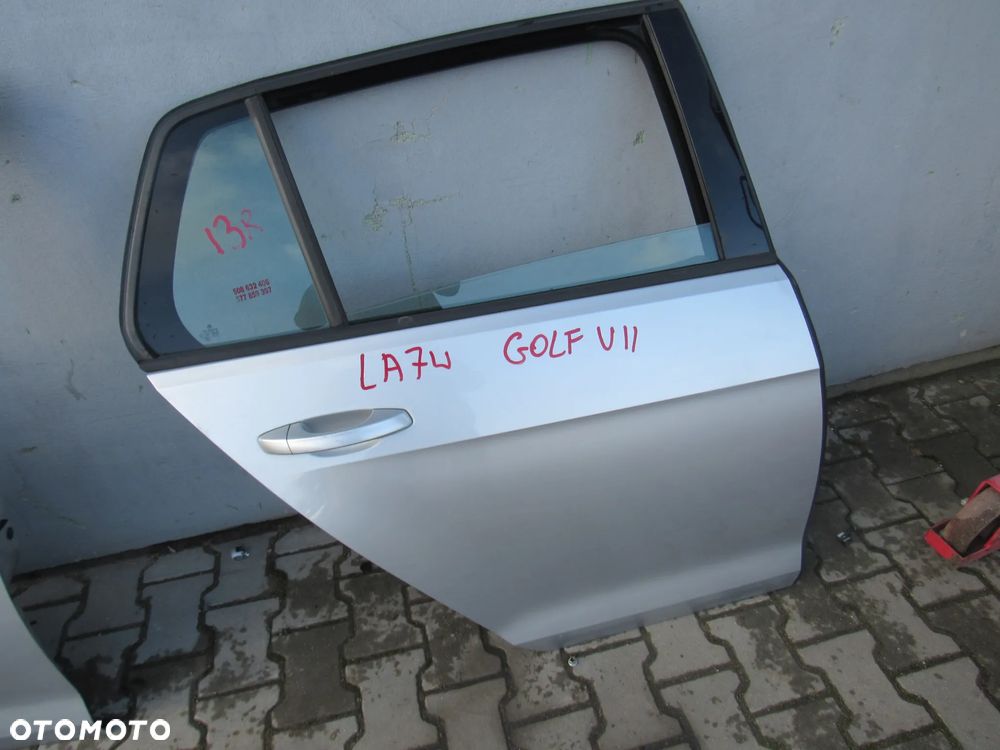 VW golf VII hb tył prawe drzwi la7w - 1