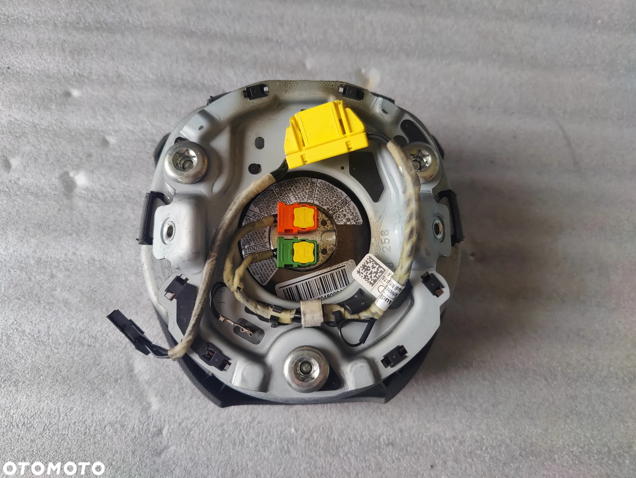 Audi A6 S6 C6 4F 2008 PODUSZKA POWIETRZNA AIRBAG KIEROWNICY 4F0880201BK - 5