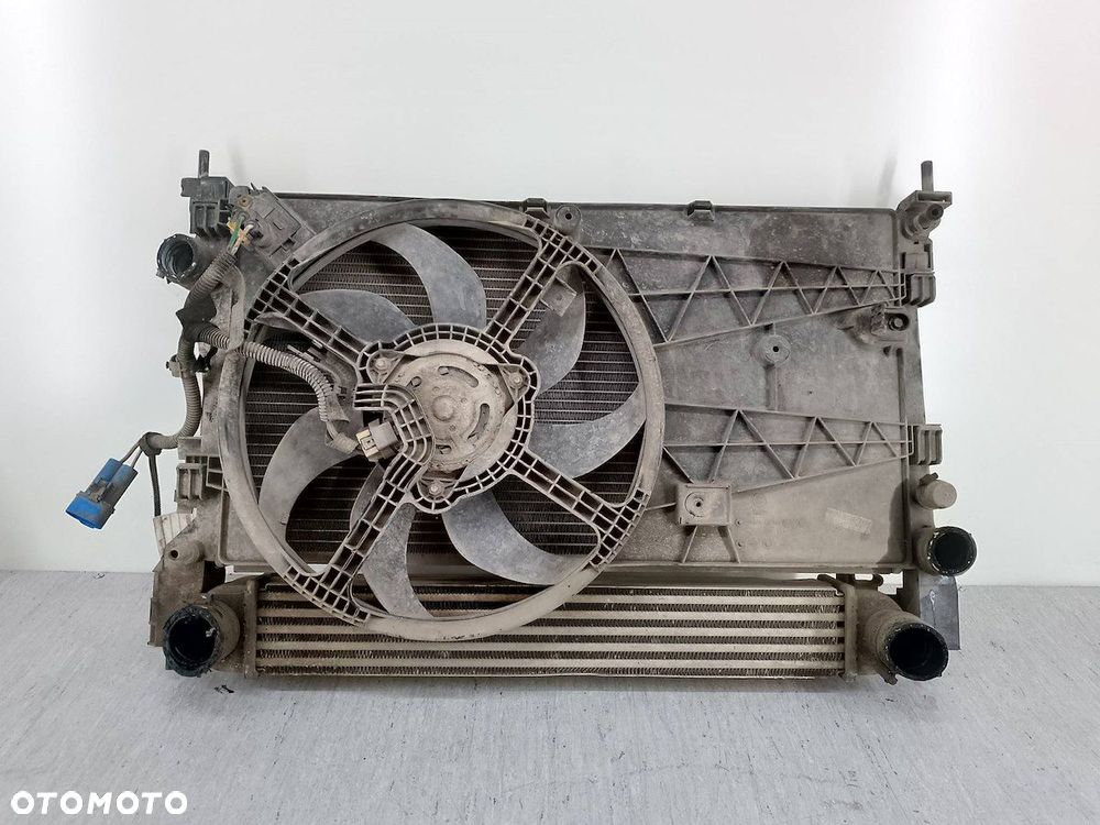 ZESTAW CHŁODNIC WODA INTERCOOLER WENTYLATOR PEUGEOT BIPPER N1495004 1.4 HDI - 5