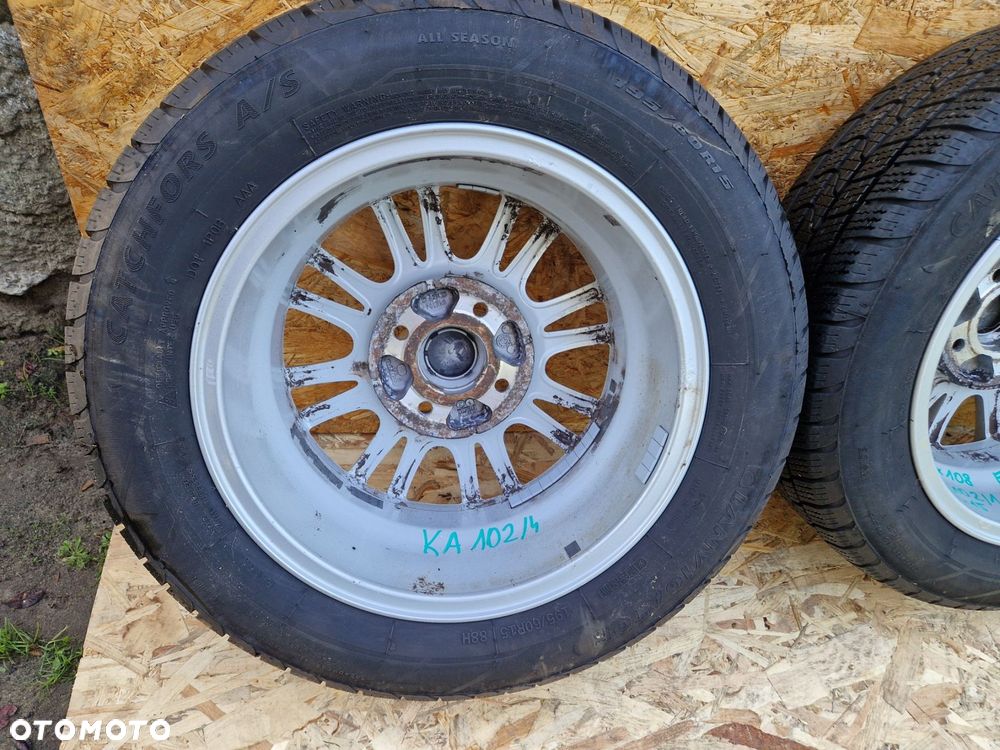 VOLVO FELGI ALUMINIOWE ET44 6Jx15 4X108 OPONY CATCHFORS 195/60 R15 7 mm - 12