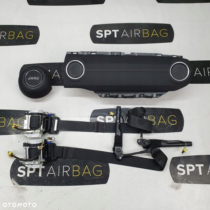 JEEP WRANGLER JL ZAŚLEPKA PASAŻERA PODUSZKI AIRBAG AIR BAG PASY NAPINACZE KIT SET - 1