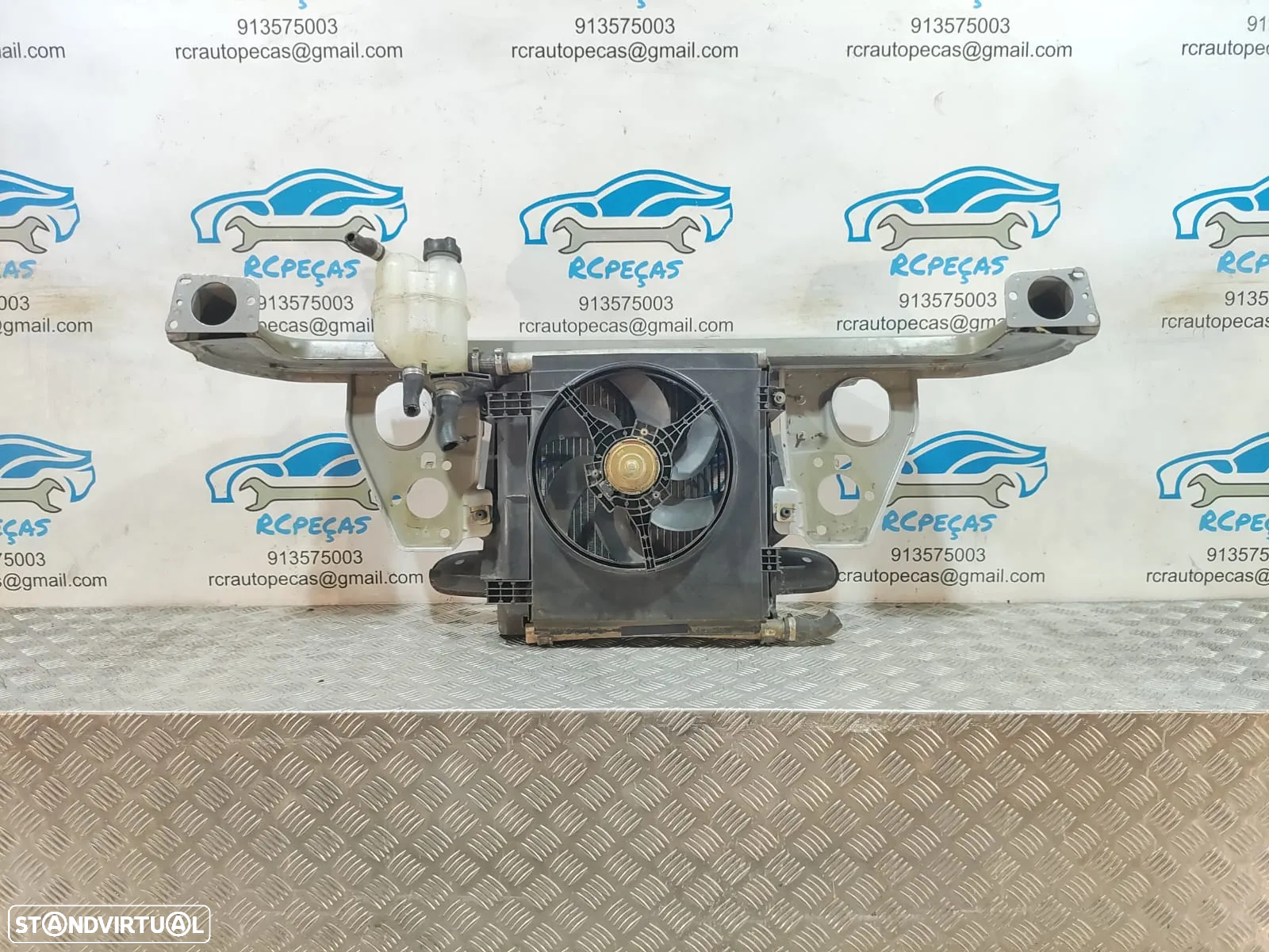 Frente fibra/chapa Smart Fortwo 0.8 cdi com radiador e ventilador original - 8