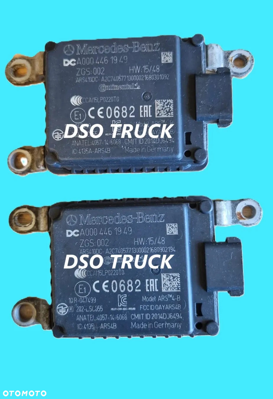 Radar czujnik odleglosci Mercedes MP A0004461949 ZGS 002 - 2