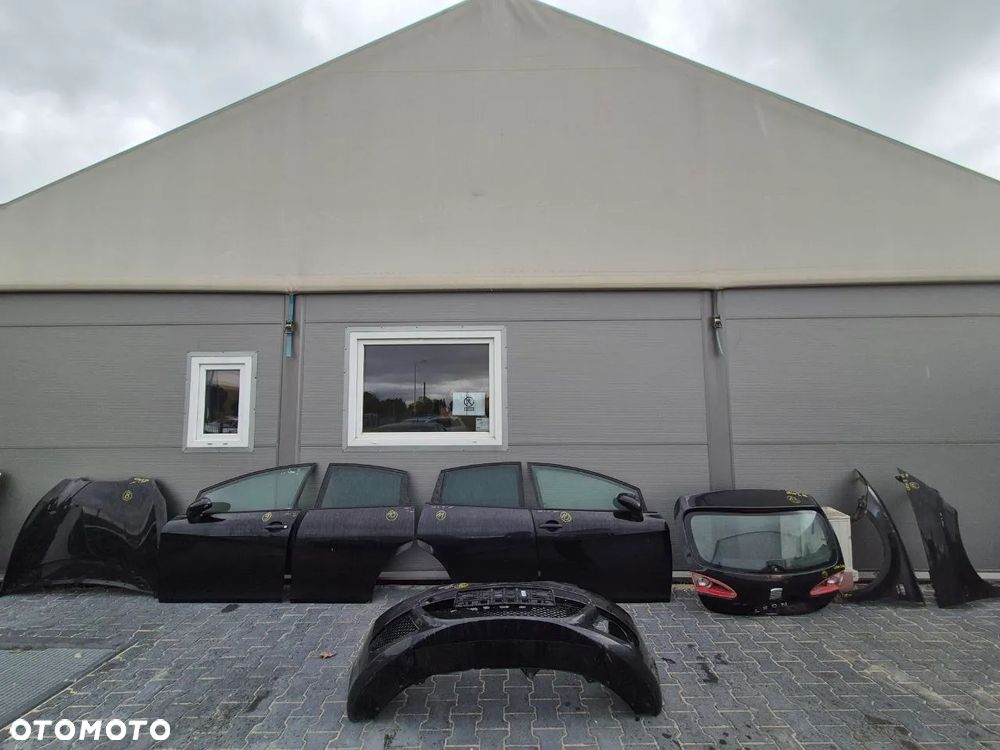 SEAT LEON II DRZWI / KLAPA / BŁOTNIK / ZDERZAK 05-12r CZARNY / SREBRNY - 22